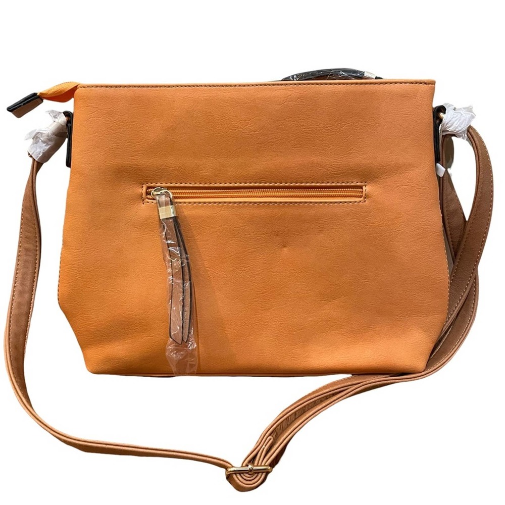 Simply Noelle Shoulder Bag Honey Orange New With Tags - Picture 10 of 11